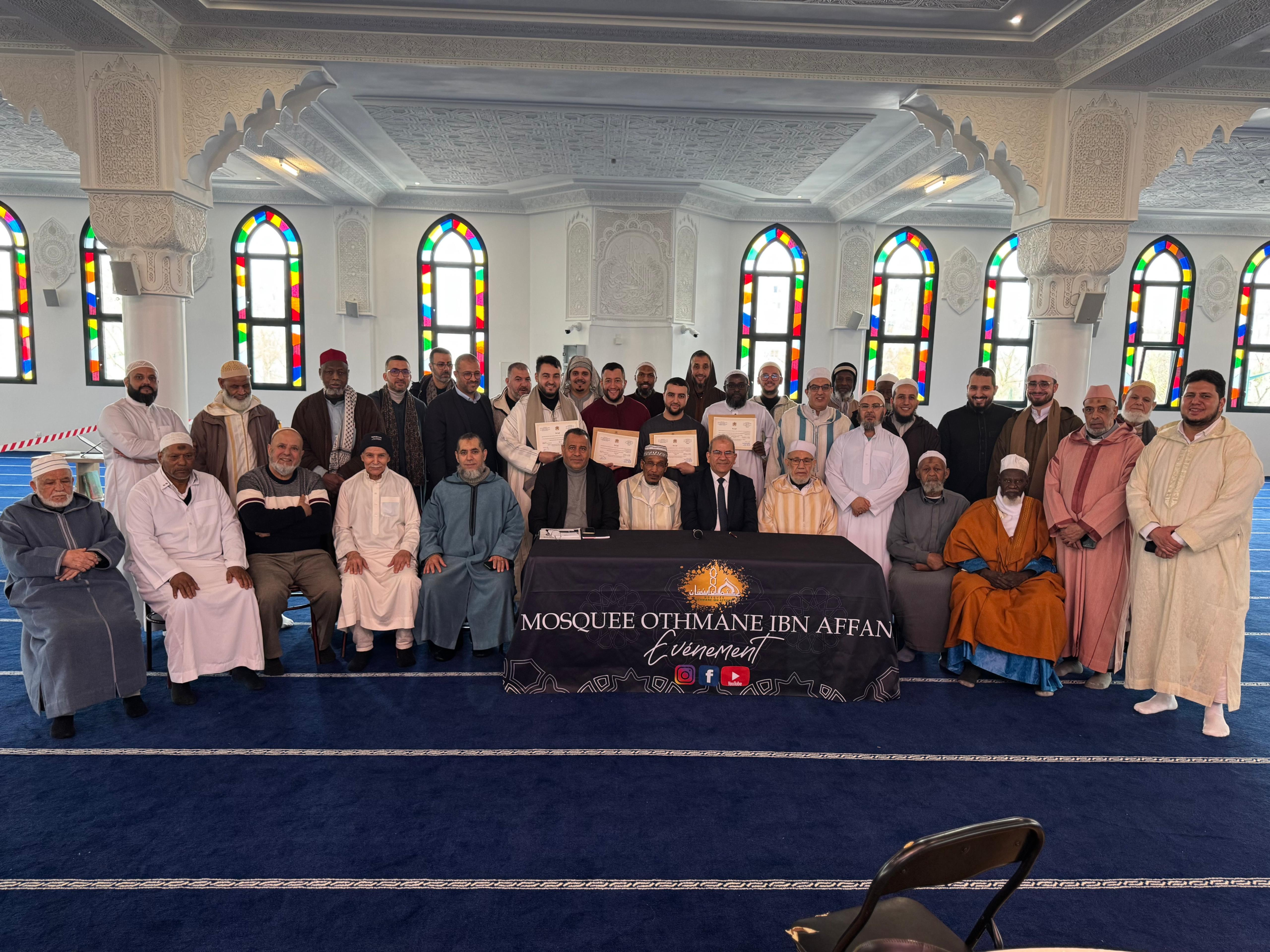 Accueil des Lauréats de l’Institut Mohammed VI à la Mosquée Othmane Ibn Affane